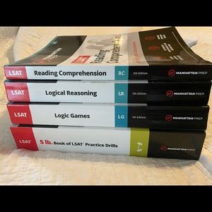 LSAT Pre Own - 4 prep books For Law School